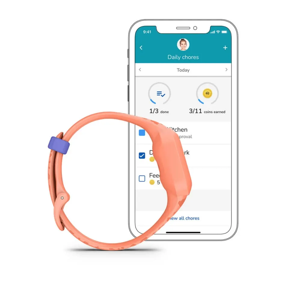 * Vivofit Junior 3, Peach Leopard