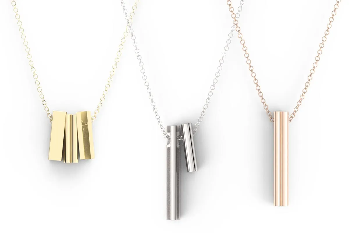 14K WHITE GOLD STRINGER CHAIN
