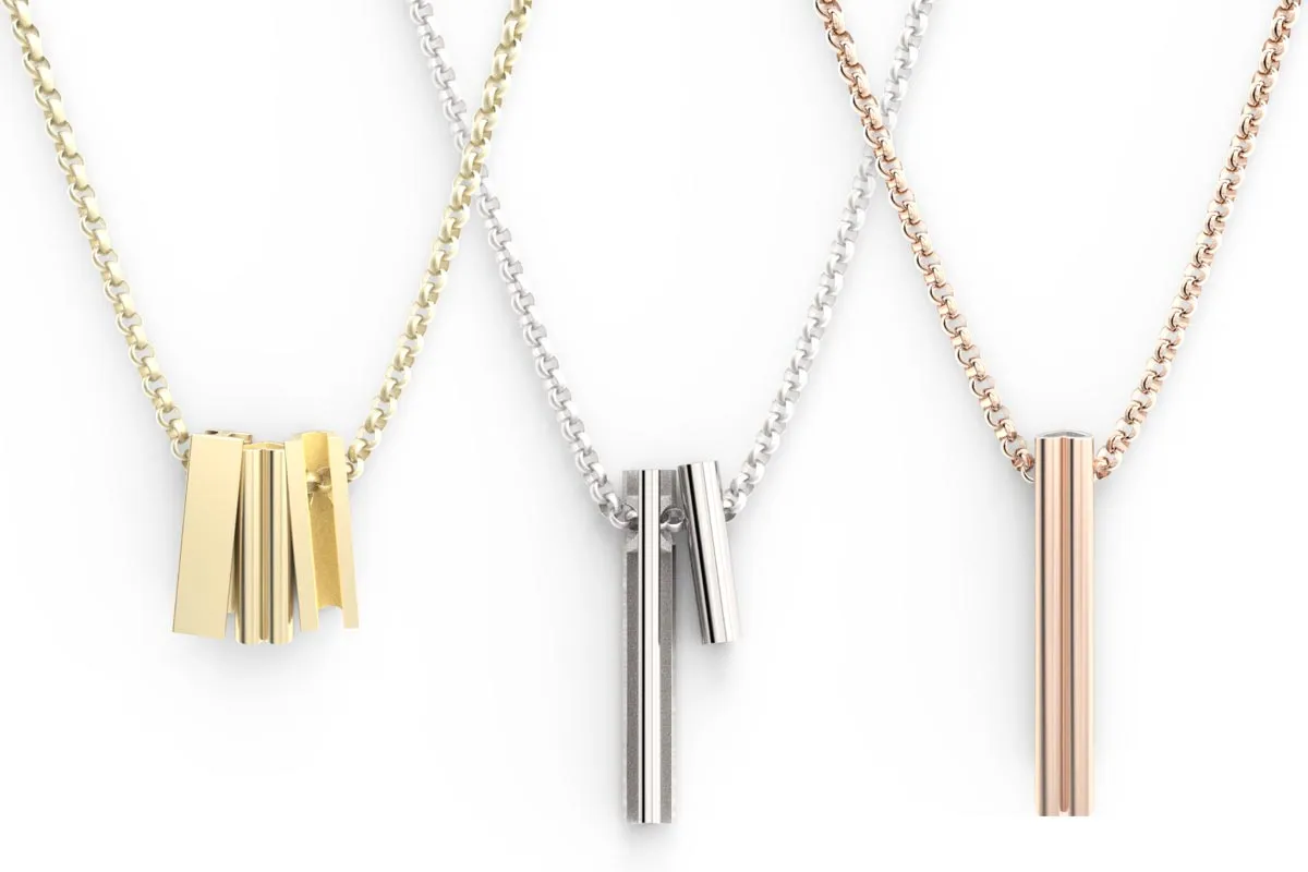 14K WHITE GOLD STRINGER CHAIN
