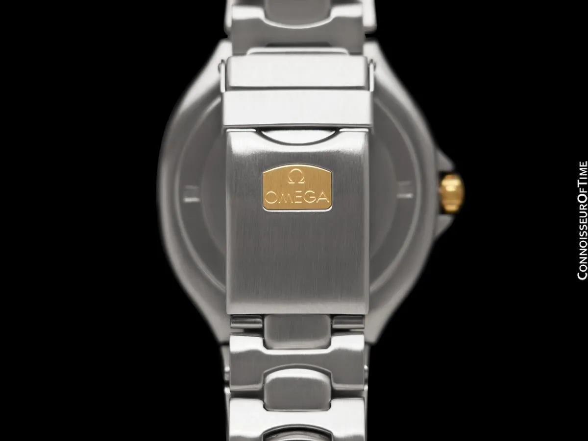 1990's Omega Seamaster 200M Pre-Bond Dive Watch, Date - Stainless Steel & 18K Gold