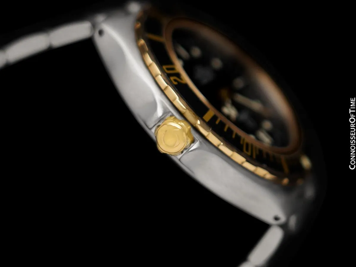 1990's Omega Seamaster 200M Pre-Bond Dive Watch, Date - Stainless Steel & 18K Gold