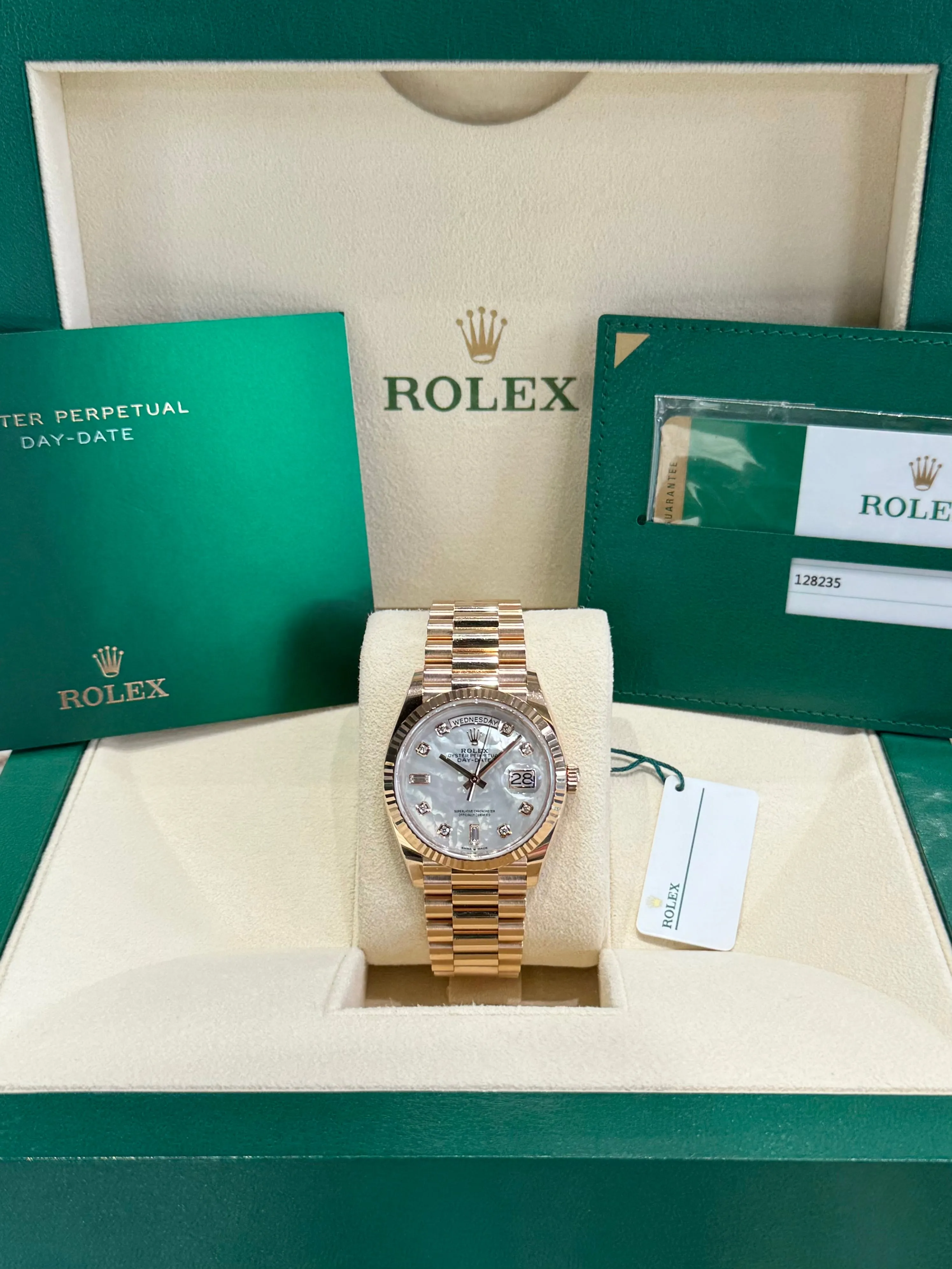 2019 Rolex Day-Date 36 128235
