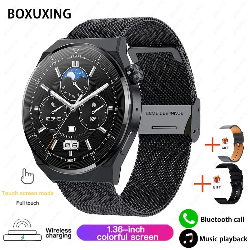 2023 Watch GT3 Pro Men's Smart Watches HD Large Screen Display Voice Calling Health Sports Fitness Tracker Waterproof Smartwatch