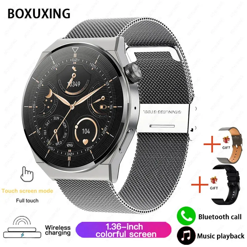 2023 Watch GT3 Pro Men's Smart Watches HD Large Screen Display Voice Calling Health Sports Fitness Tracker Waterproof Smartwatch