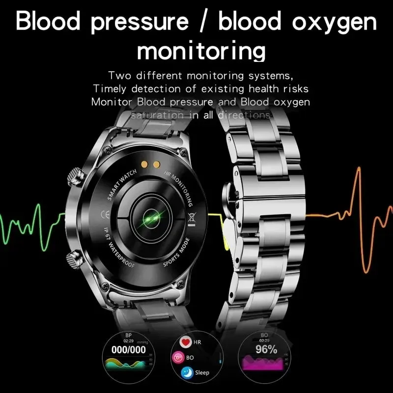2024 Lige Smartwatch with Full Circle Touch Bluetooth