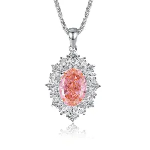 2.32 Ct Oval-Shaped Paved Crystal Lab Imitation Diamond Jewelry Set