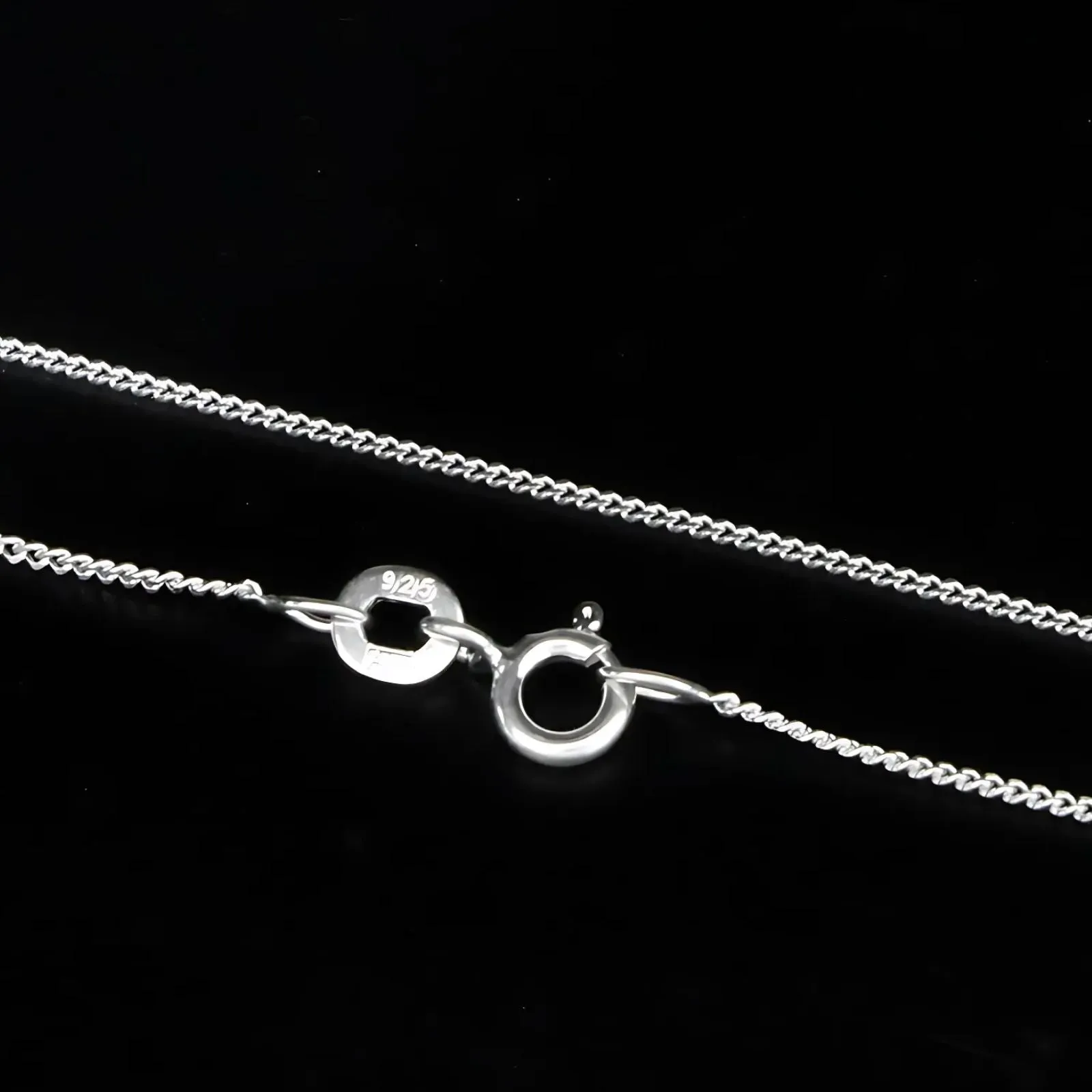 925 Sterling Silver gifting jewelery Unisex Light weight Neck Chain 18"