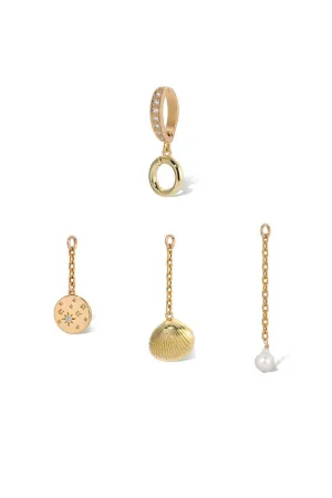 Adella Paperclip Chain Charm Necklace