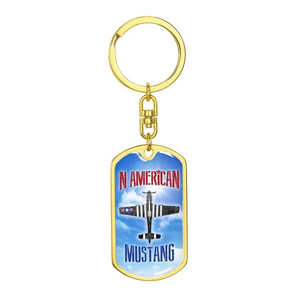 American Mustang Keychain