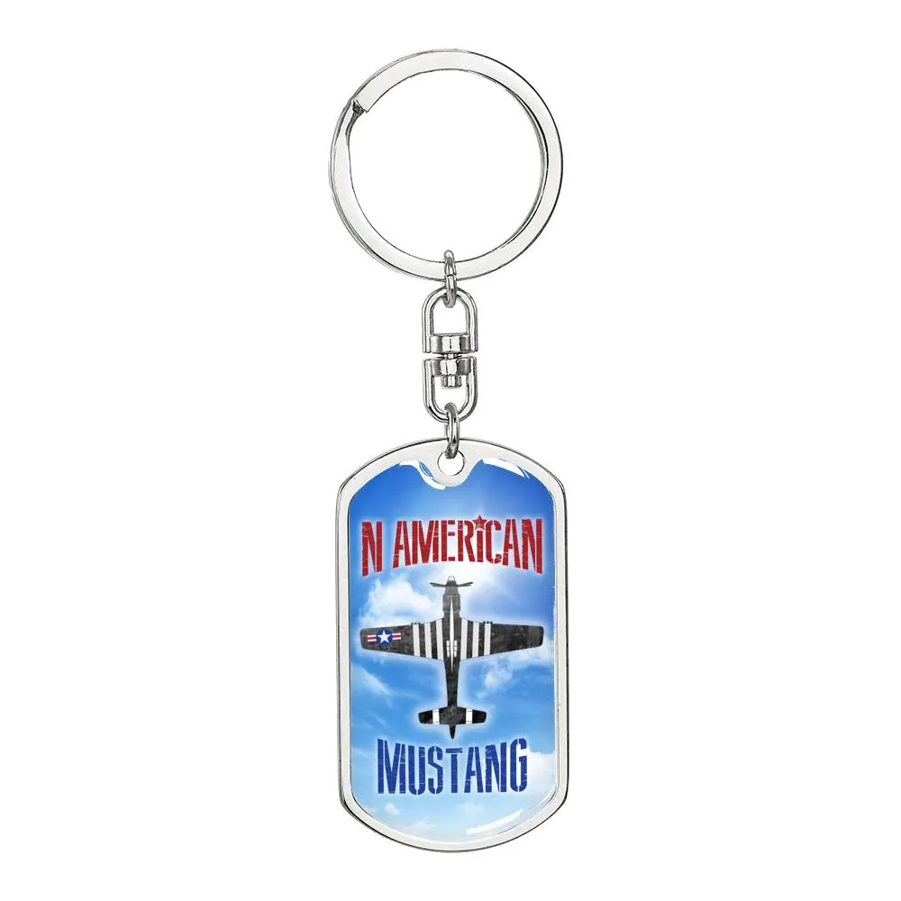 American Mustang Keychain