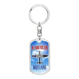 American Mustang Keychain