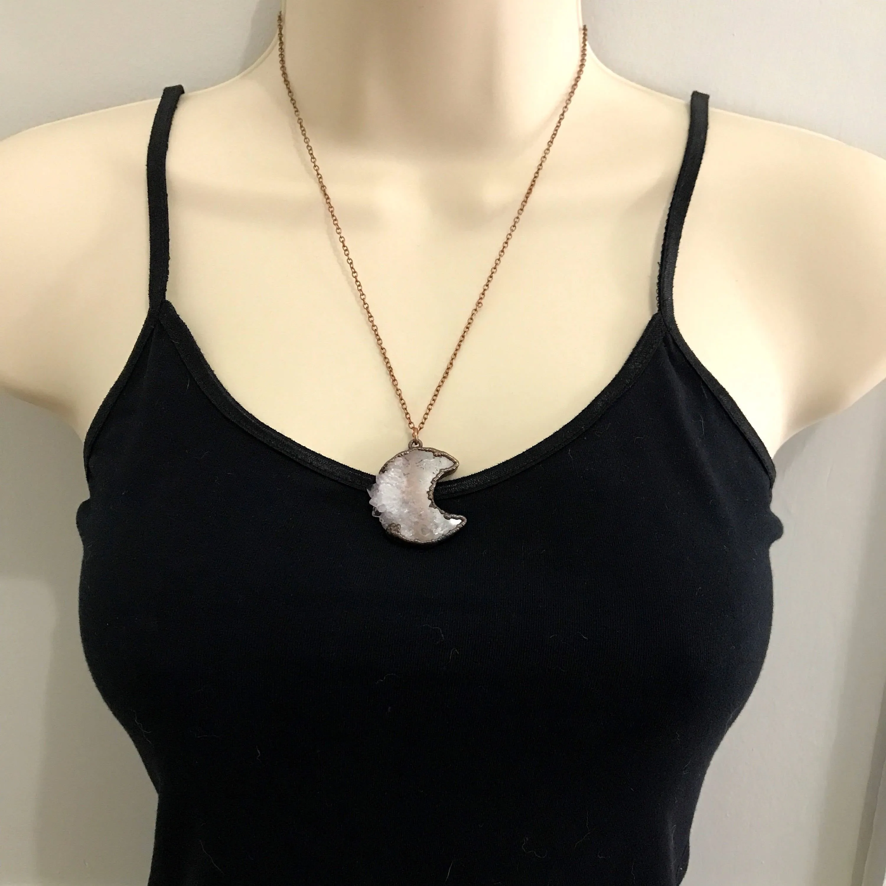 Amethyst Moon Necklace | February Birthstone
