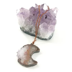Amethyst Moon Necklace | February Birthstone