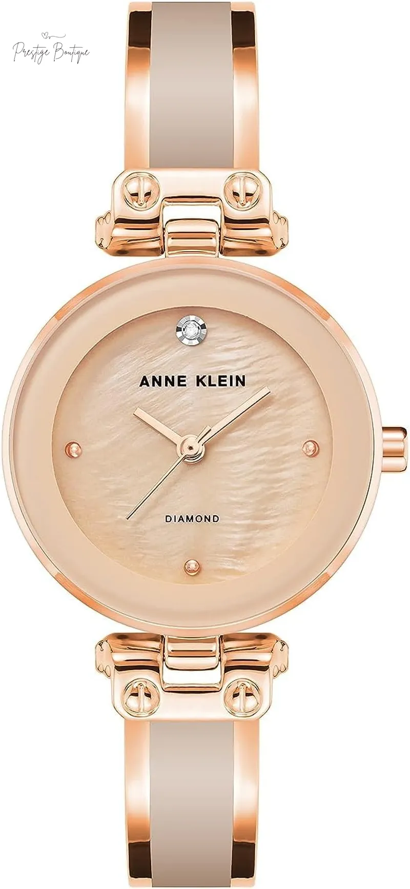 Anne Klein Women'S Genuine Diamond Dial Bangle Watch