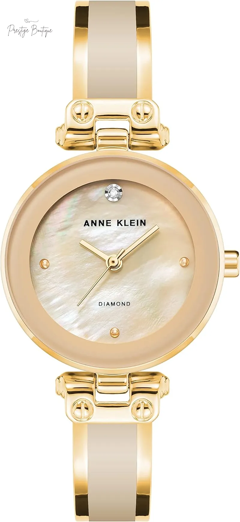 Anne Klein Women'S Genuine Diamond Dial Bangle Watch