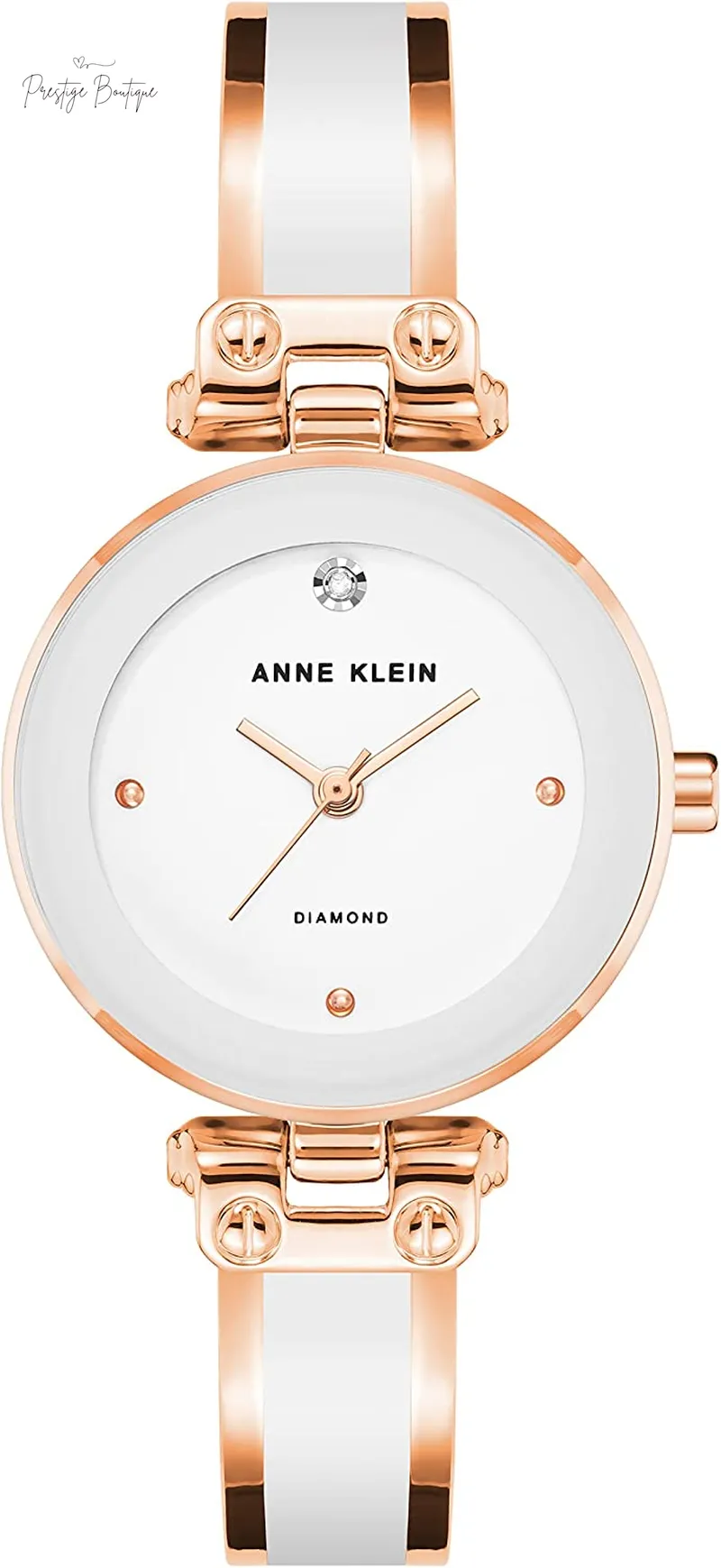 Anne Klein Women'S Genuine Diamond Dial Bangle Watch
