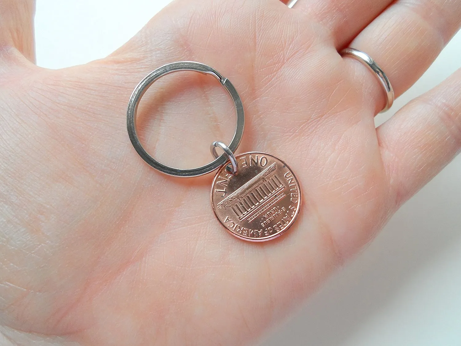 Anniversary Gift •Penny Keychain 1983 Penny Keychains With I Love You Charm by Jewelry Everyday