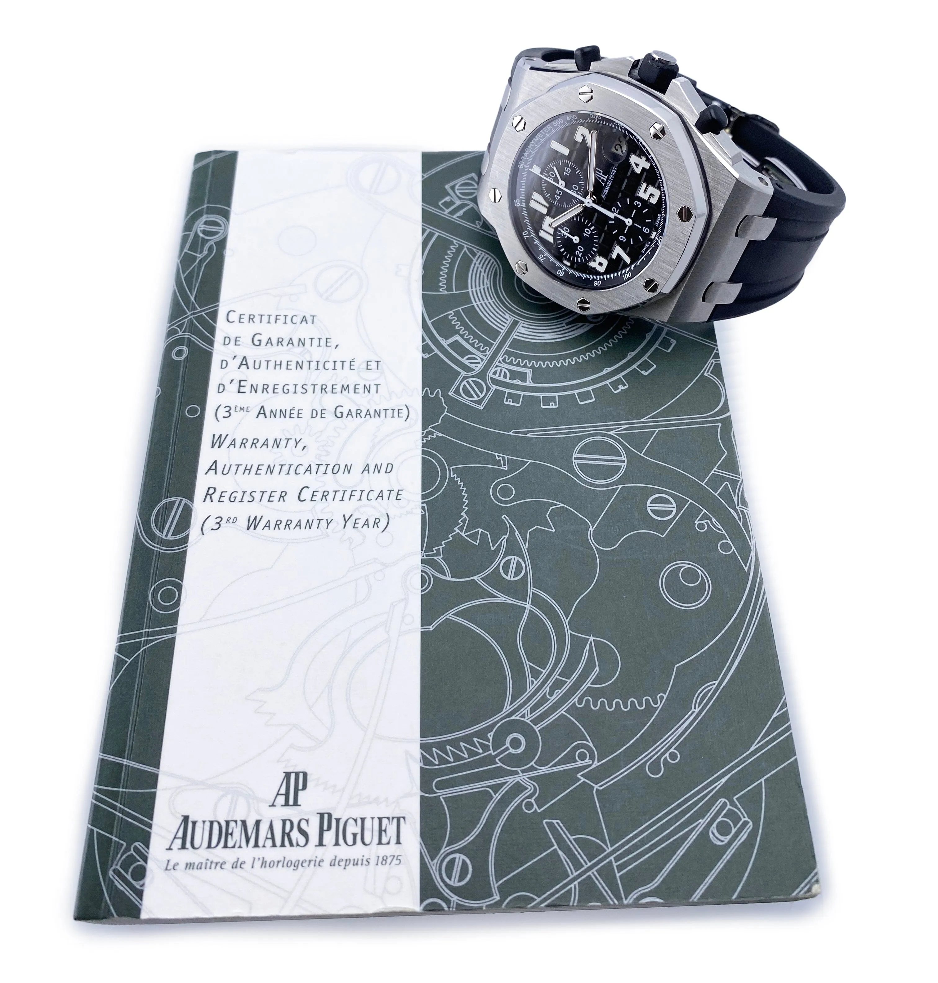 Audemars Piguet Royal Oak Offshore 26170ST Black Dial Mens Watch With Papers