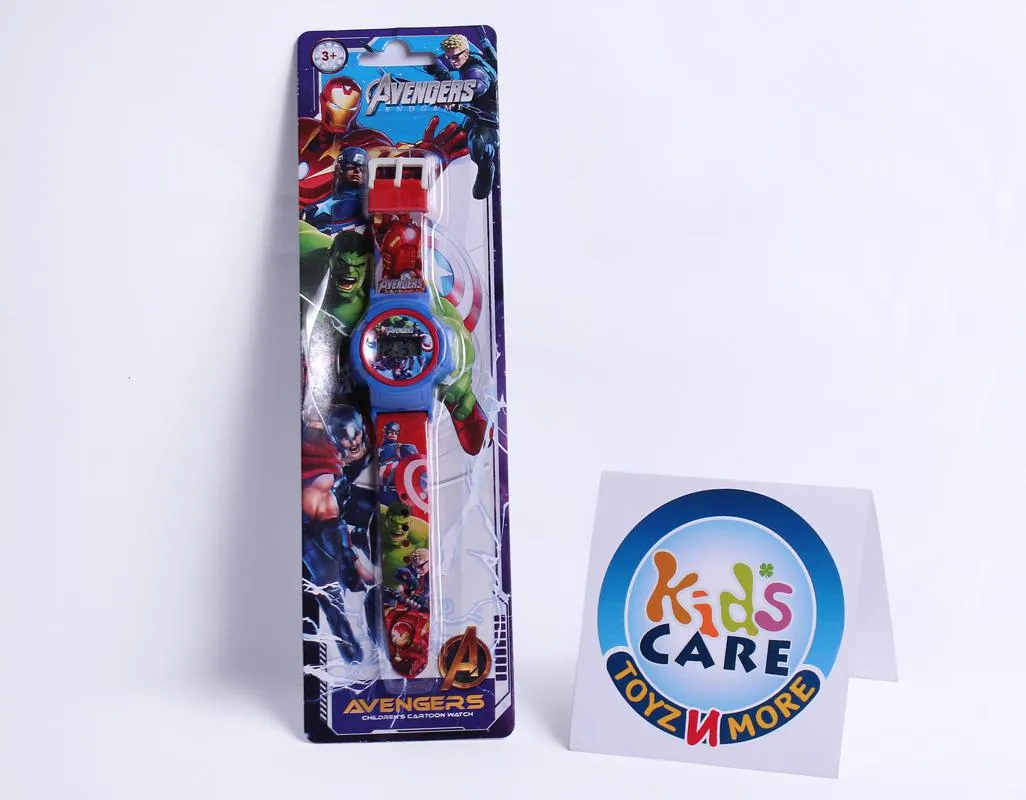 Avengers Themed Wrist Watch For Kids (4354)