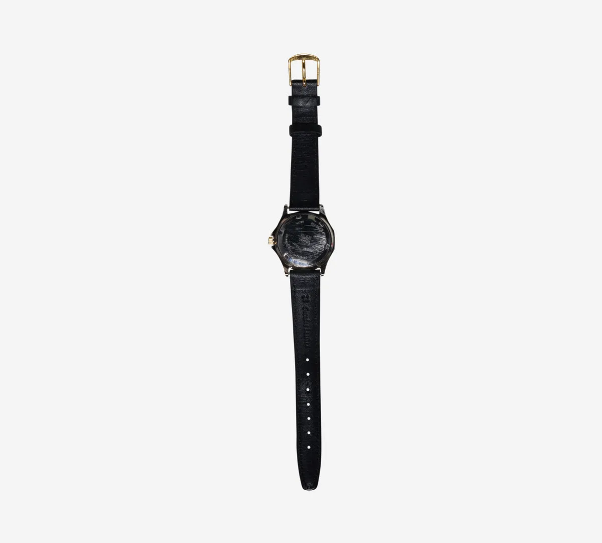 Bill Blass Rewound Silver and Black Quartz Analog Watch