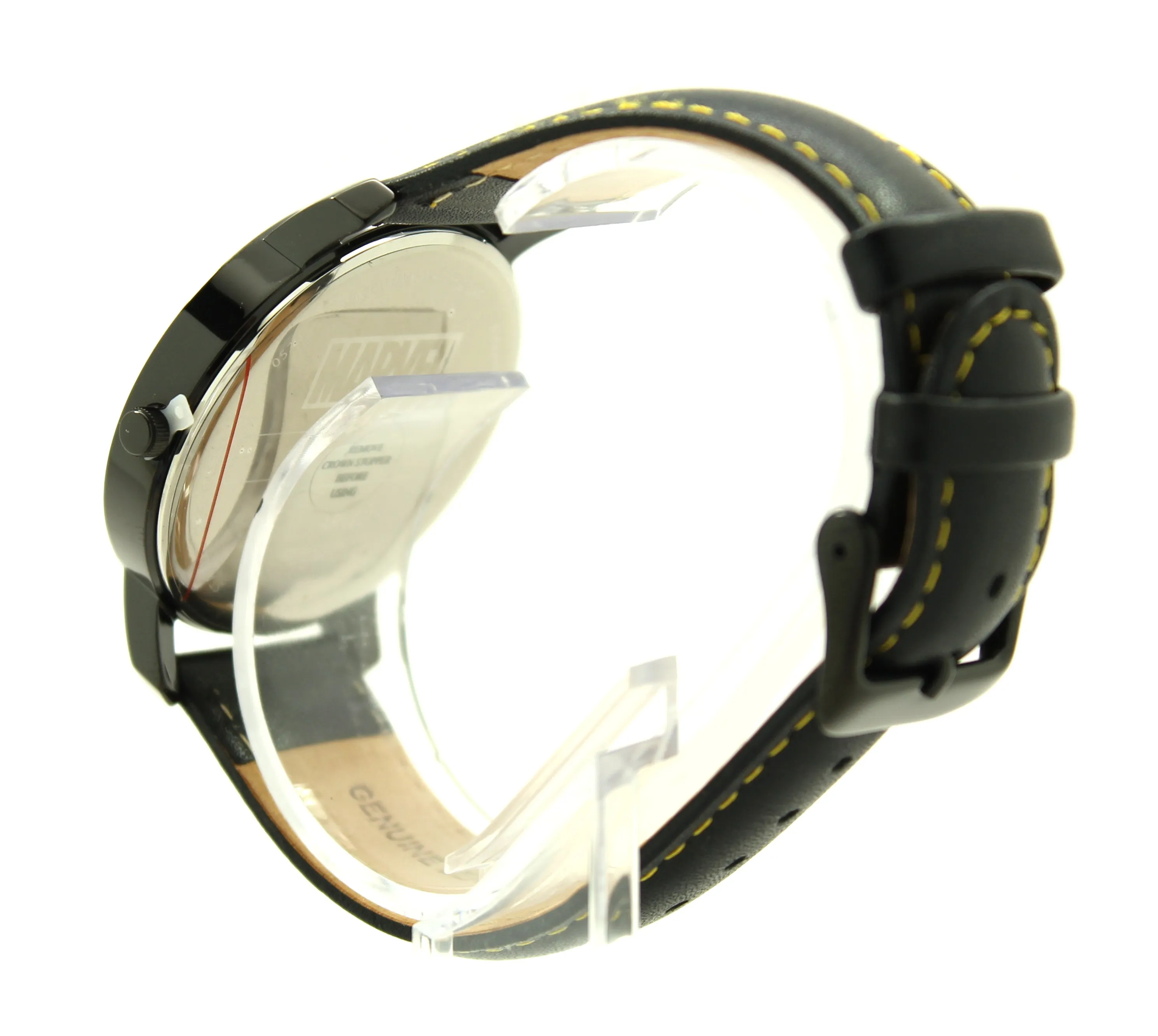 Black Panther Wakanda Forever Genuine Leather Men's or Women's Infinity War Movie Avengers Watch Marvel (AVG5046)