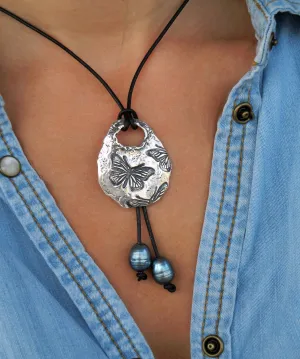 Boho Hippie Butterflies Necklace