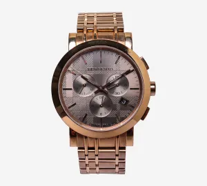 Burberry Rewound Gold Chronograph Quartz Analog Watch