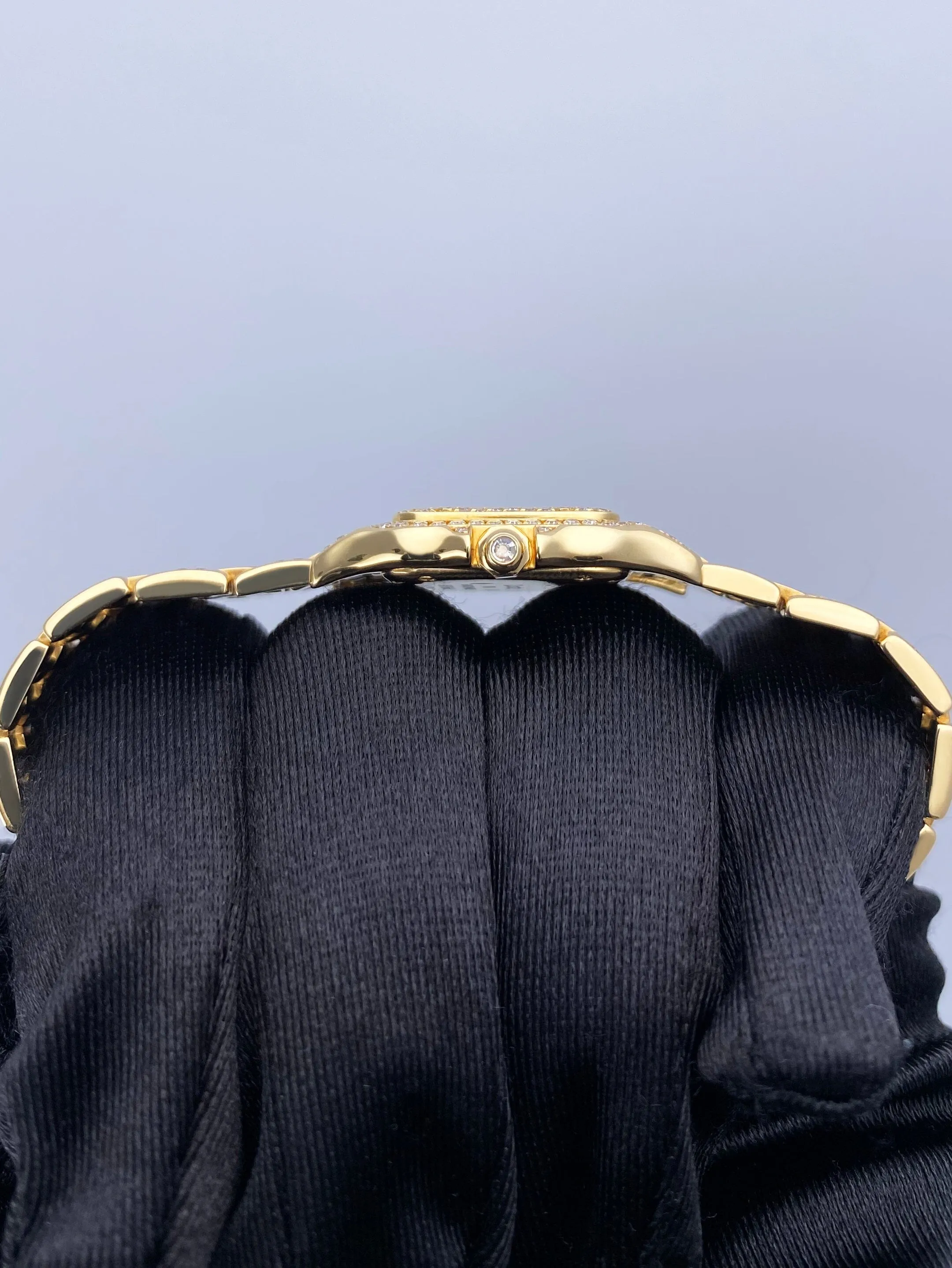 Cartier Panthere 866919 18K Yellow Gold & Diamond Ladies Watch Box Papers