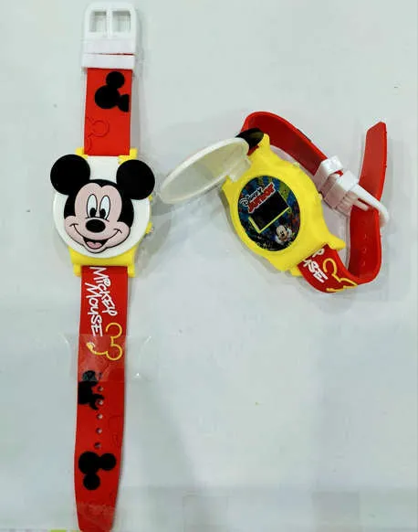 Cartoon Characters Digital Wrist Watch Scale Strip Watch For Boys Happy Time Toy Digital Watch For Kids