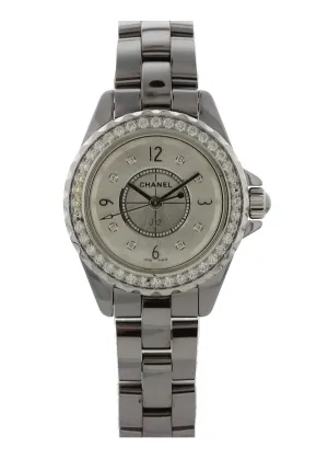 Chanel J12 Chromatic H3402 Diamond Bezel Ladies Watch Box Papers