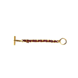 Chanel Purple Chain Bracelet