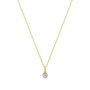 Circle of Life Gold plated sterling silver necklace