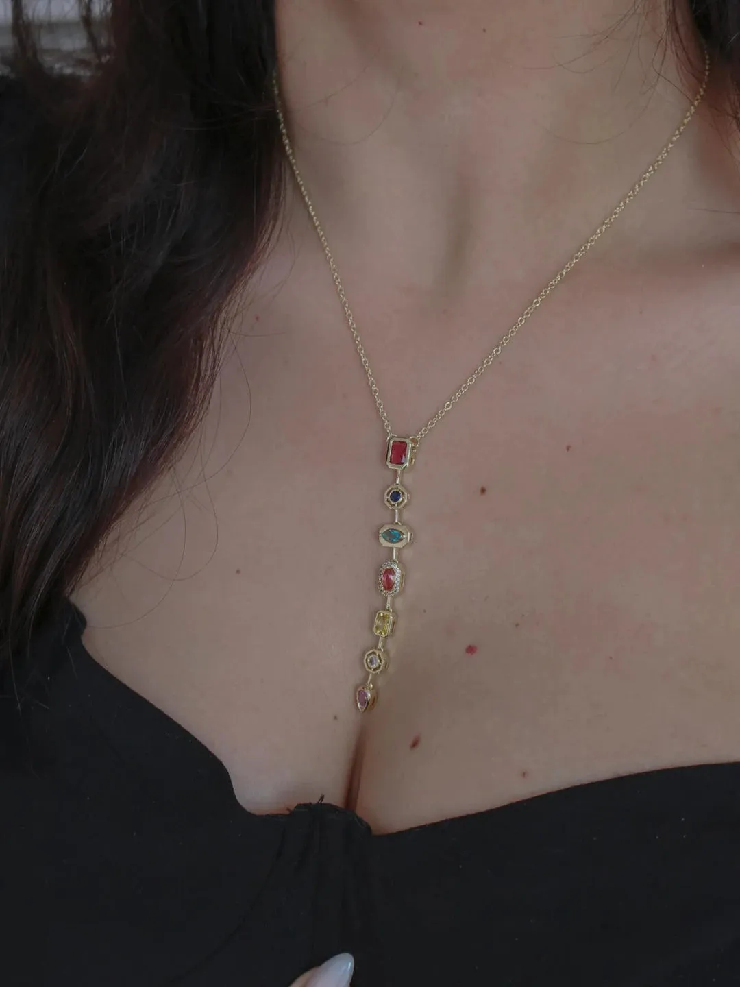 Colormix Y Necklace