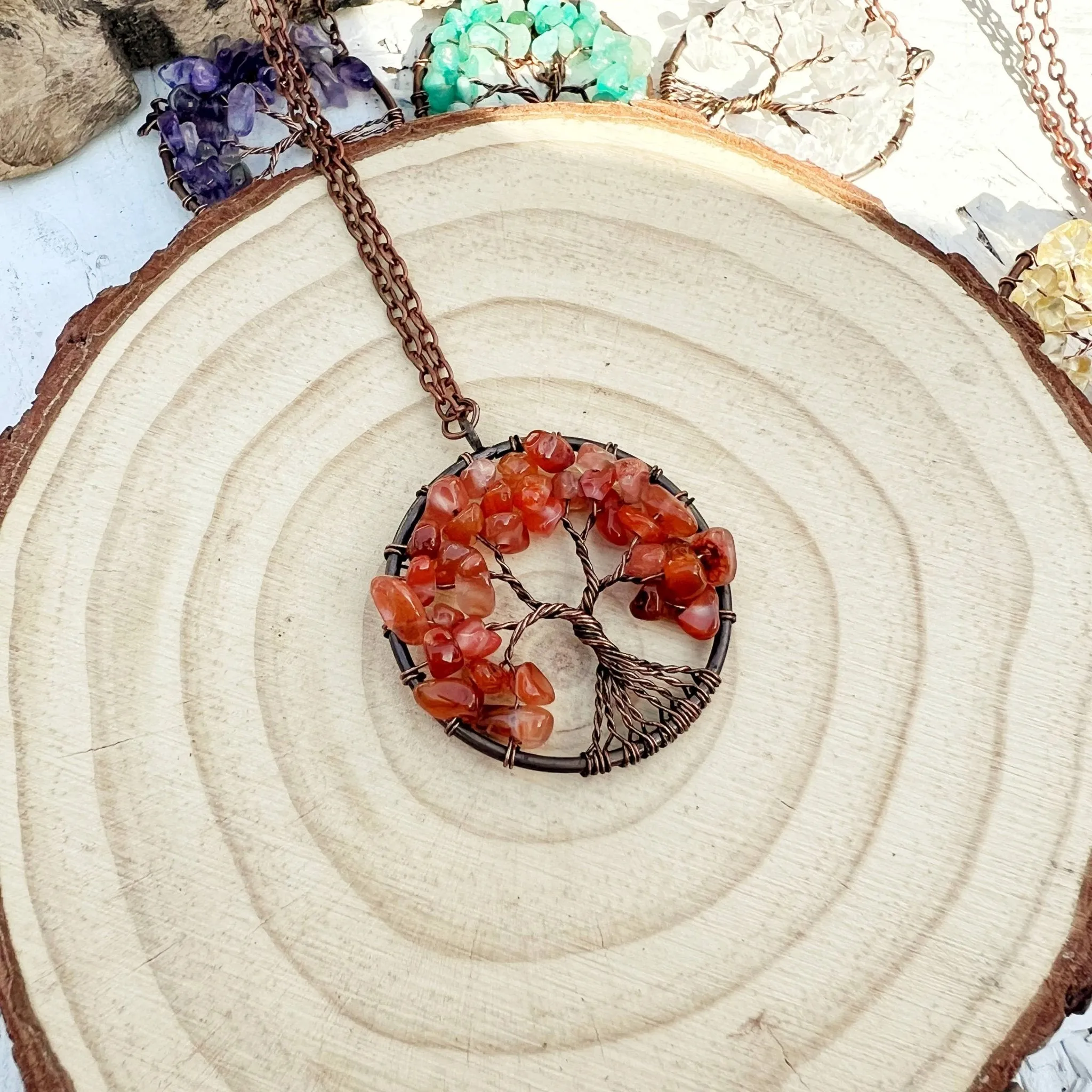 Copper Tree of Life Necklace