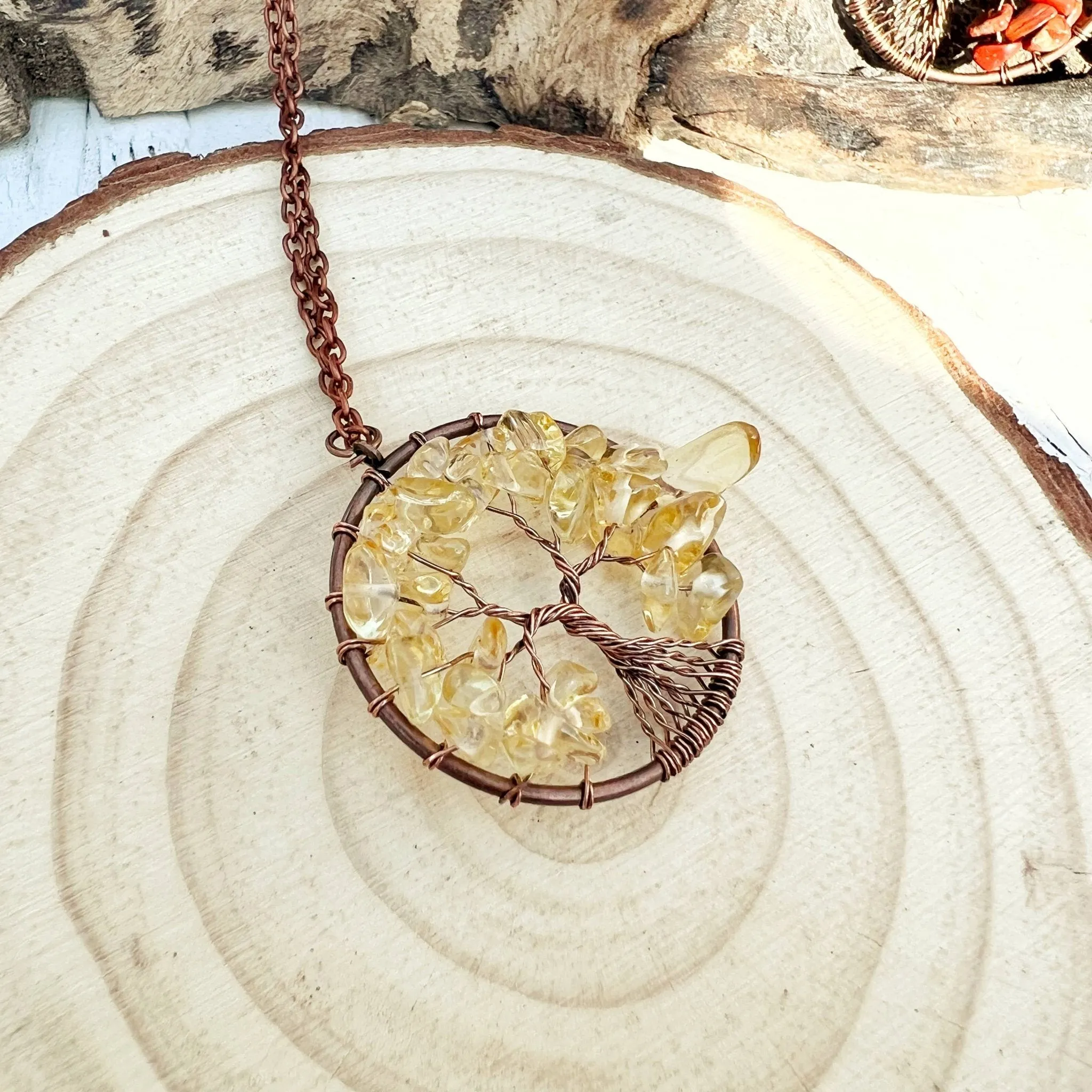 Copper Tree of Life Necklace