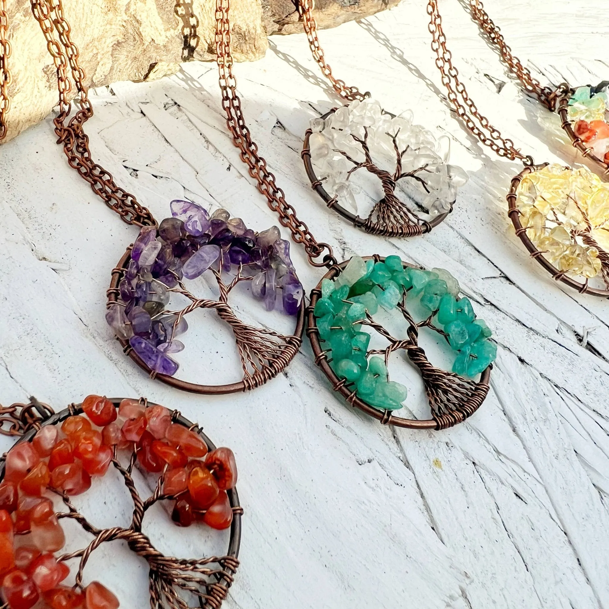 Copper Tree of Life Necklace