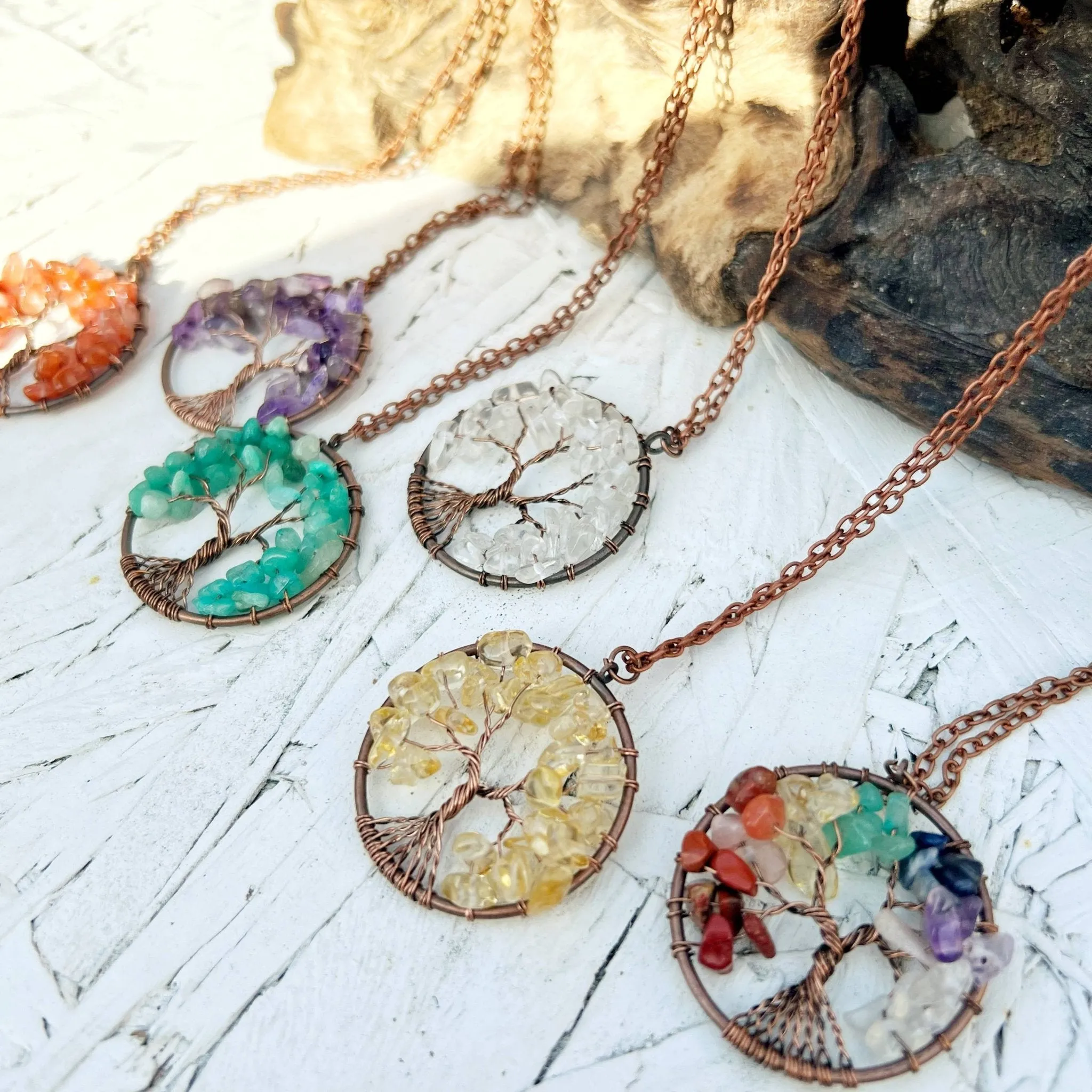 Copper Tree of Life Necklace