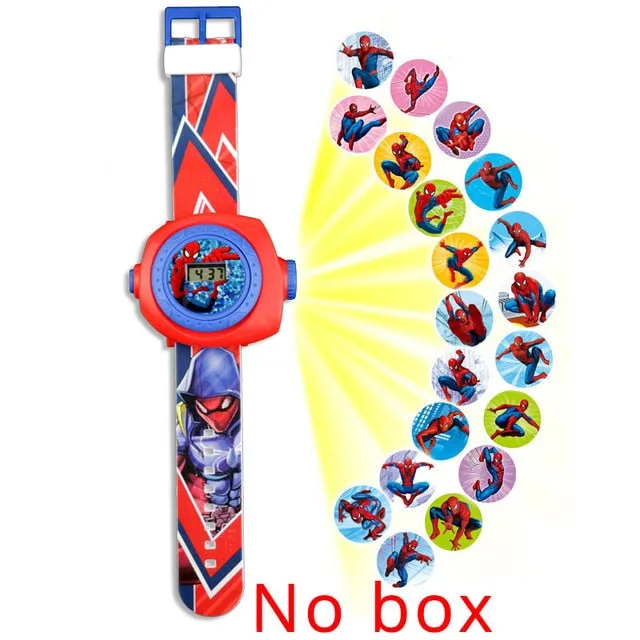 Creative Cartoon Reflection Iron Kitty Children Watches Boys Silicone Strap Digital Wristwatch 2019 Hot Girls Kids Gifts Clock