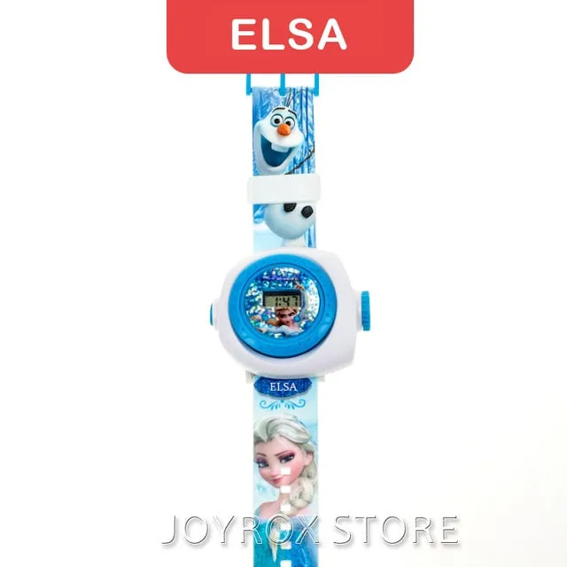 Creative Cartoon Reflection Iron Kitty Children Watches Boys Silicone Strap Digital Wristwatch 2019 Hot Girls Kids Gifts Clock