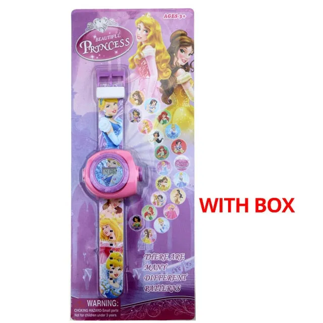 Creative Cartoon Reflection Iron Kitty Children Watches Boys Silicone Strap Digital Wristwatch 2019 Hot Girls Kids Gifts Clock
