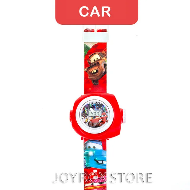 Creative Cartoon Reflection Iron Kitty Children Watches Boys Silicone Strap Digital Wristwatch 2019 Hot Girls Kids Gifts Clock