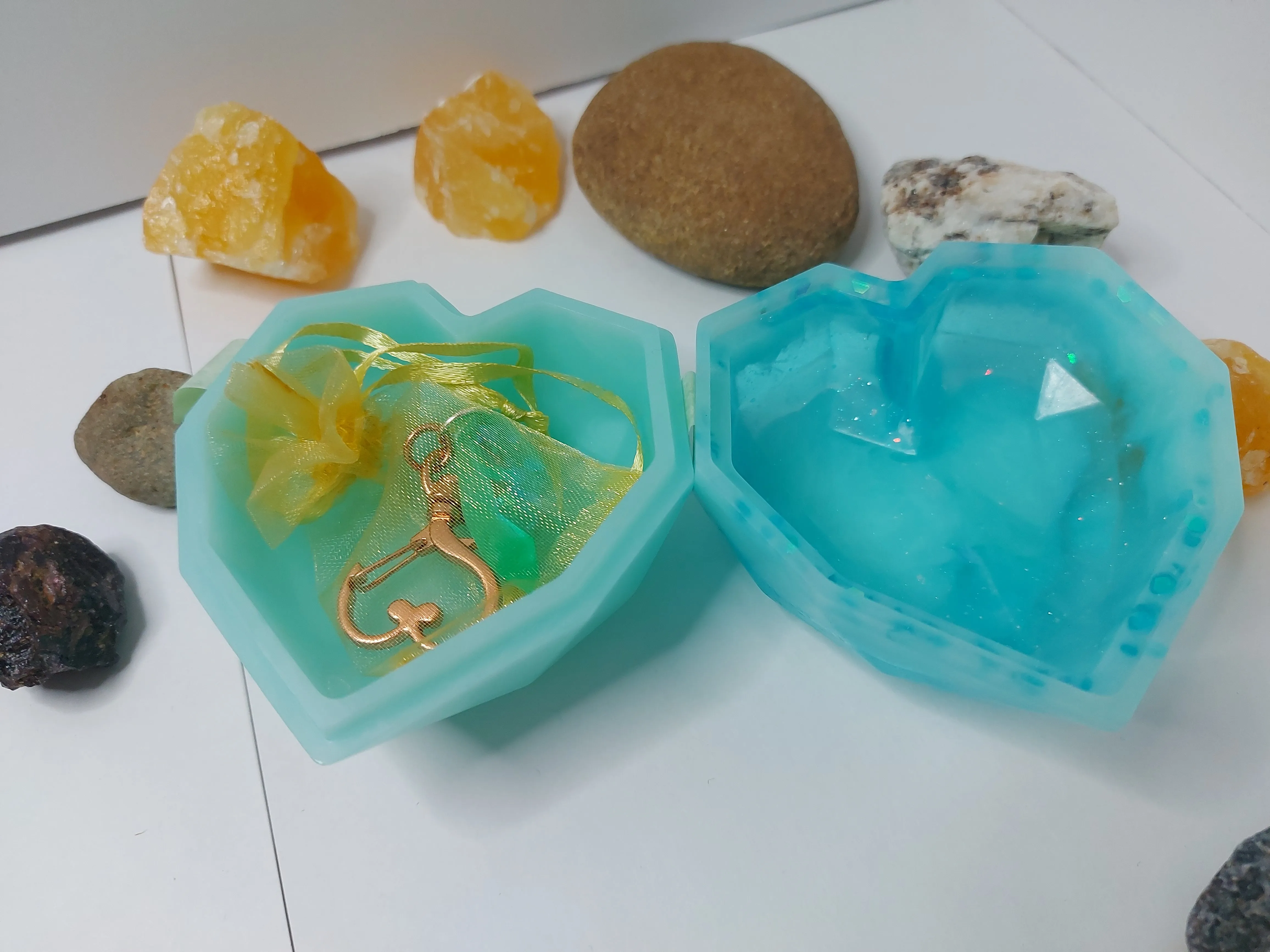 Crystal Heart Box