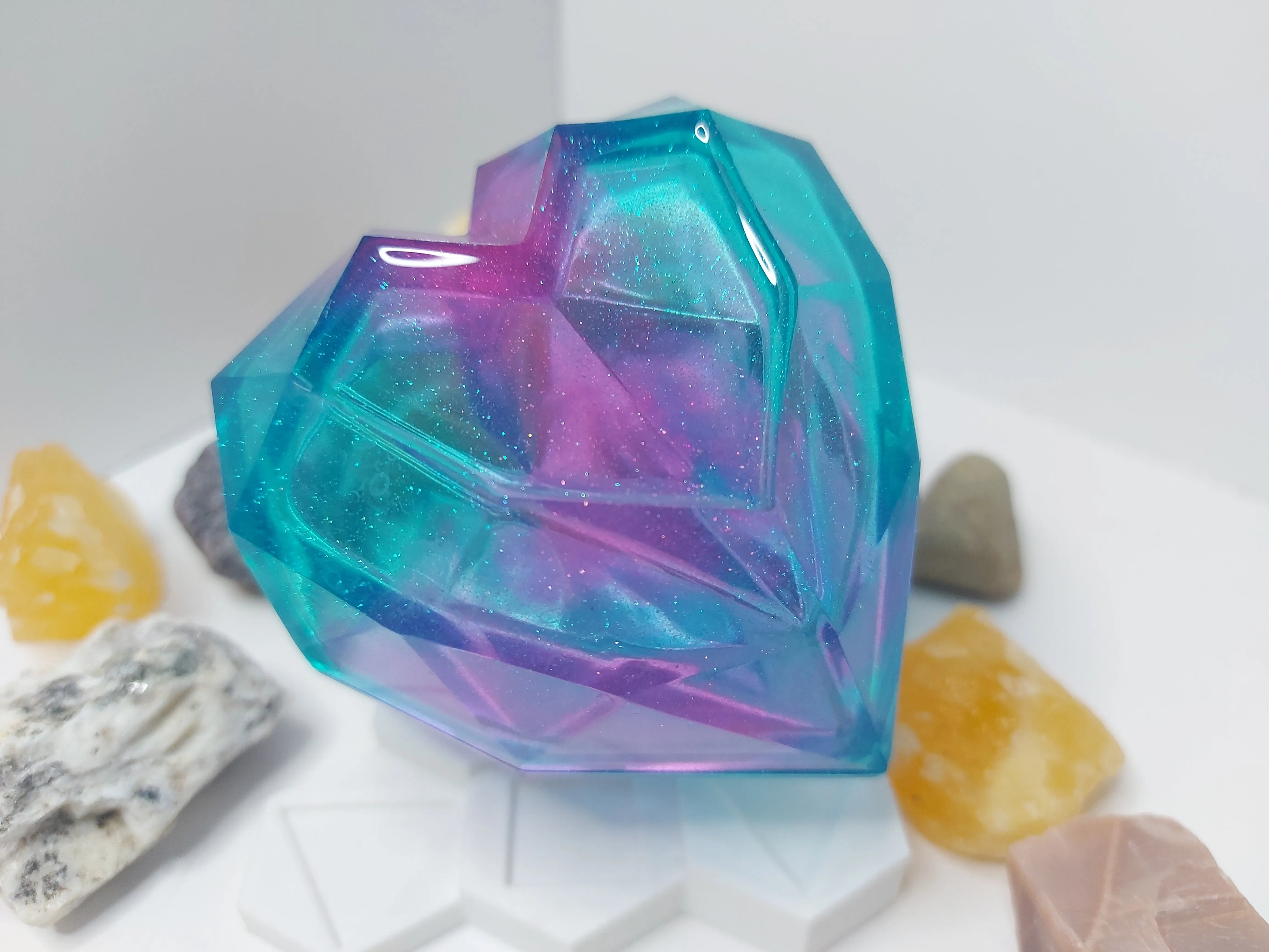 Crystal Heart Box