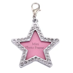 Crystal Sparkle Photo Keychain