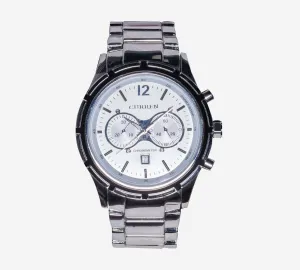 Curren Rewound Silver Bracelet Quartz Analog Watch