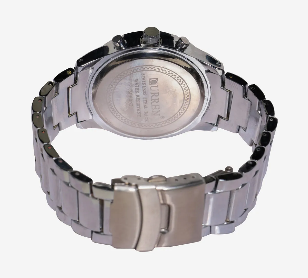 Curren Rewound Silver Bracelet Quartz Analog Watch