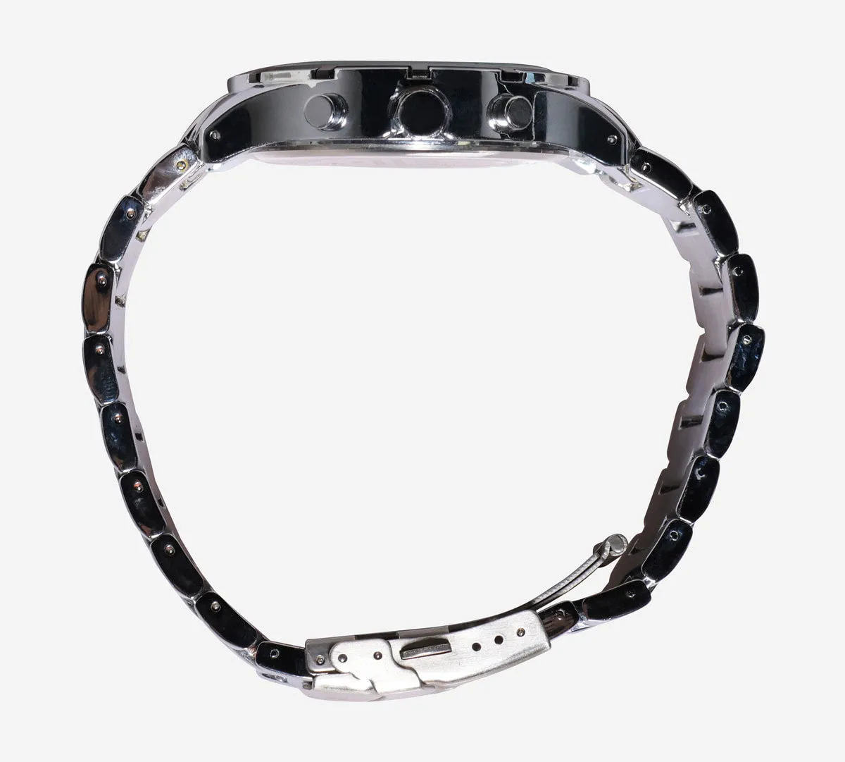 Curren Rewound Silver Bracelet Quartz Analog Watch