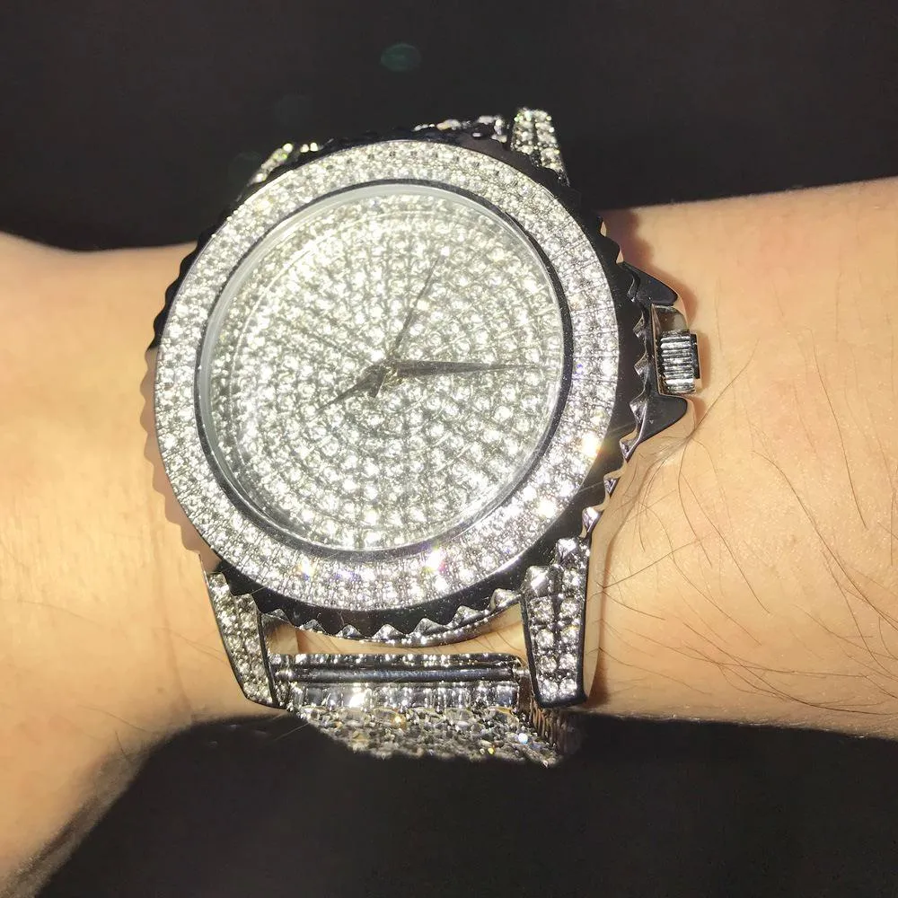 Custom All Bling Bling Watch & Iced Out Band