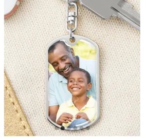 Dad Photo Keychain-Thanks for being a great Grandpa