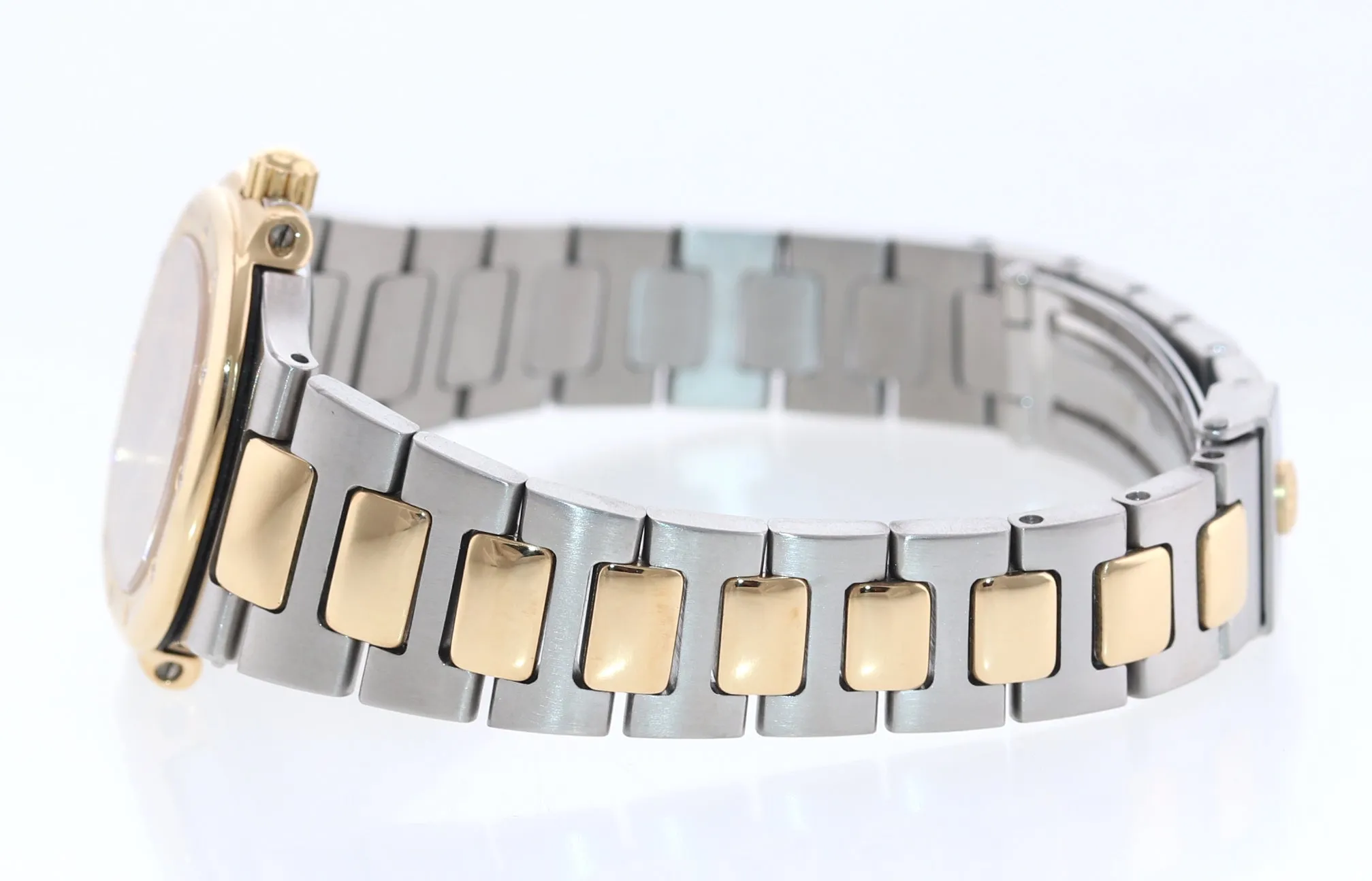Diamond Ladies Patek Philippe Nautilus 4700 Yellow Gold Two Tone Watch